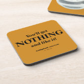 Dessous-de-verre Caddyshack | You'll Get Nothing and Like It! (Côté gauche)