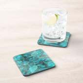 Dessous-de-verre Cadeau de roche de turquoise (Côté Droit)