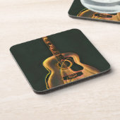 Dessous-de-verre cadeau guitariste cool (Côté gauche)