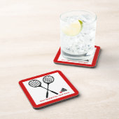 Dessous-de-verre Cadeaux de badminton, raquette et billetterie pers (Côté Droit)