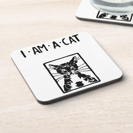 Dessous-de-verre Cadeaux de chats noirs (Côté gauche)
