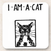 Dessous-de-verre Cadeaux de chats noirs (Devant)