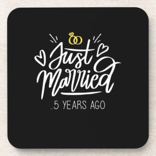 Dessous-de-verre Cadeaux de mariage 5e anniversaire de mariage