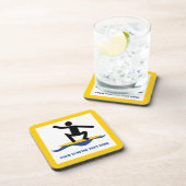 Dessous-de-verre Cadeaux de surf, surfer sur sa planche de surf (Côté Droit)