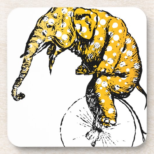 Dessous-de-verre Cadeaux d'éléphant de cirque (Devant)