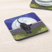 Dessous-de-verre Cadeaux et accessoires de chat noir (Côté gauche)