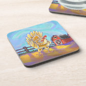 Dessous-de-verre Cadeaux et accessoires de poulet (Côté gauche)