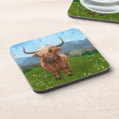 Dessous-de-verre Cadeaux et accessoires de vache Highland (Côté gauche)