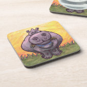 Dessous-de-verre Cadeaux et accessoires d'hippopotame (Côté gauche)