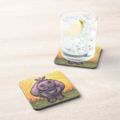 Dessous-de-verre Cadeaux et accessoires d'hippopotame (Côté Droit)
