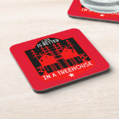 Dessous-de-verre Cadeaux Et Vêtements De Playhouse Treehouse (Côté gauche)