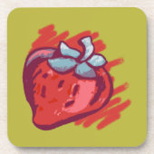 Dessous-de-verre Cadeaux fraises (Devant)