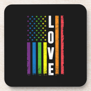 Dessous-de-verre Cadeaux gay pride Hommes Femmes LGBT Arc-en-ciel D