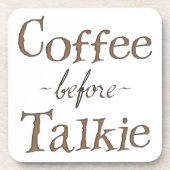Dessous-de-verre Café avant Talkie (Devant)