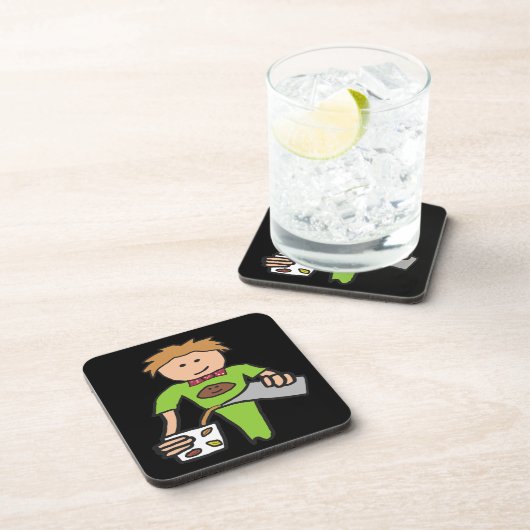 Dessous-de-verre Café Barista (Côté Droit)