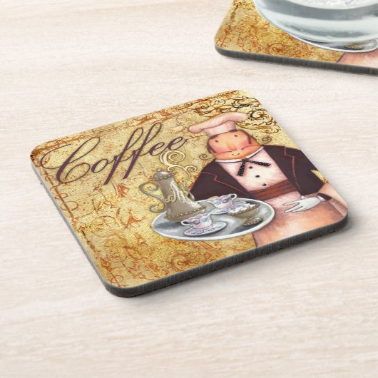 Dessous-de-verre Café de chef (Côté gauche)