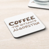 Dessous-de-verre Café L'algorithme ultime Drôle de programmeur (Côté gauche)