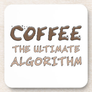 Dessous-de-verre Café L'algorithme ultime Drôle de programmeur