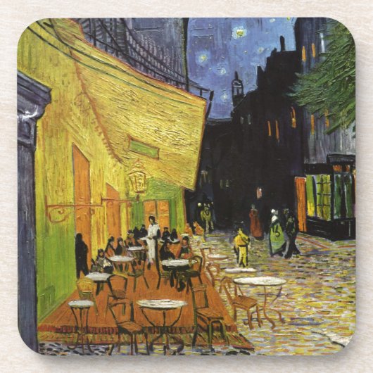 Dessous-de-verre Café nocturne de Van Gogh (Devant)