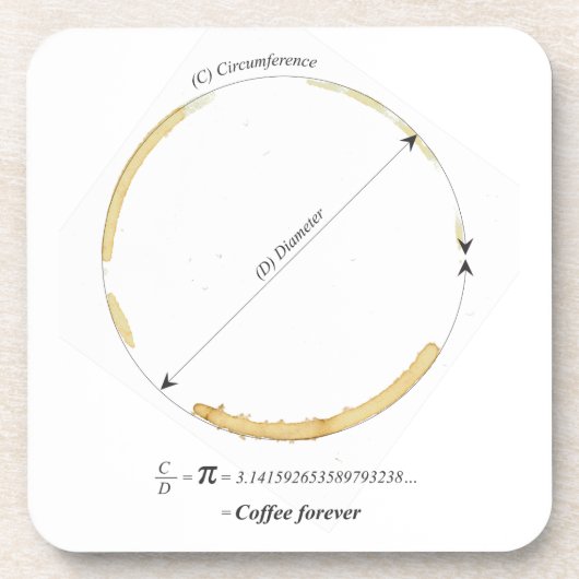 dessous de verre café pour toujours (Devant)