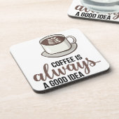 Dessous-de-verre Café toujours bonne idée (Côté gauche)