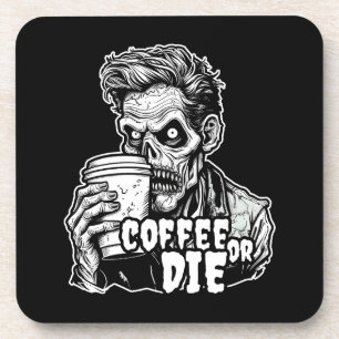 Dessous-de-verre Café Zombie ou mourir
