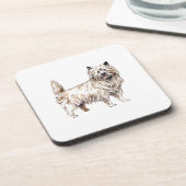 Dessous-de-verre Cairn Terrier (Côté gauche)