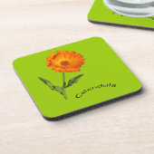 Dessous de verre - Calendula (Côté gauche)