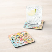 Dessous-de-verre Californie du Sud (Côté Droit)