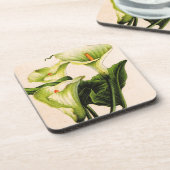 Dessous-de-verre calla lily (Côté gauche)