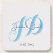 Dessous-de-verre Calligraphie tendance monogramme de script classiq (Devant)