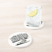 Dessous de verre - Camarade tombée (noir) (Côté)