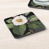 Dessous-de-verre Camélia blanc (Côté gauche)