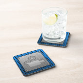 Dessous-de-verre Caméra de cinéma en métal brossé (Côté Droit)