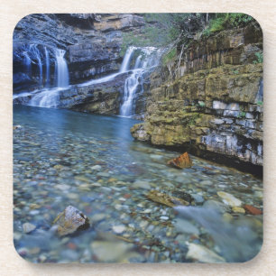 Dessous-de-verre Cameron Falls dans le parc national des lacs Water