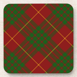 Dessous-de-verre Cameron tartan rouge vert plaid