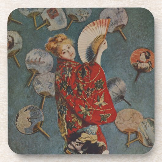Dessous-de-verre Camille Monet en costume japonais par Claude Monet (Devant)