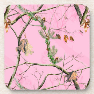 Dessous-de-verre Camo rose Camouflage Chasse Fille Boire Dessous de