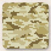 Dessous-de-verre Camouflage 8 bits pour désert numérique / Camo (Devant)