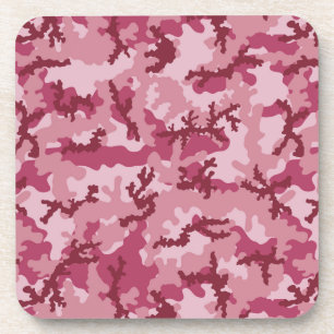 Dessous-de-verre Camouflage rose