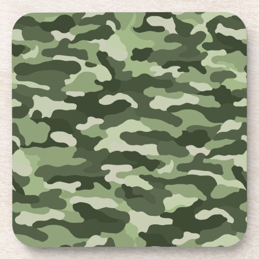 Dessous-de-verre Camouflage vert (Devant)