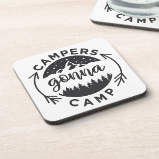 Dessous-de-verre Campers Gonna Camp sur un