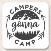 Dessous-de-verre Campers Gonna Camp sur un (Devant)