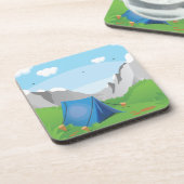 Dessous-de-verre Camping (Côté gauche)