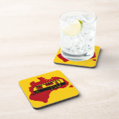 Dessous-de-verre Camping Caravan australien (Côté Droit)