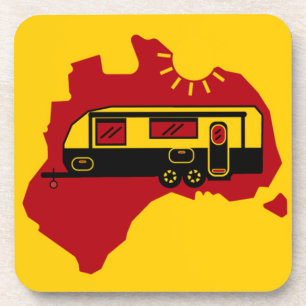 Dessous-de-verre Camping Caravan australien