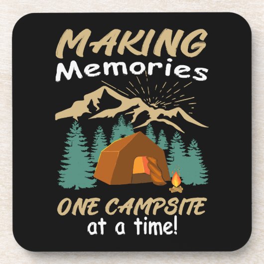 Dessous-de-verre CAMPING Faire des souvenirs (Devant)