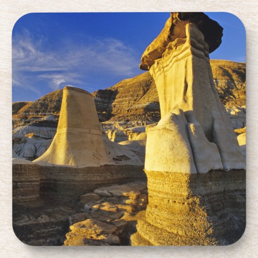 Dessous-de-verre Canada, Alberta, Drumheller. Hoodoos. (Devant)