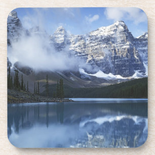 Dessous-de-verre Canada, Alberta, parc national Banff, lac
