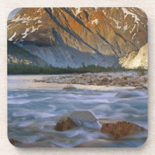 Dessous-de-verre Canada, Colombie-Britannique, Alsek River Valley.